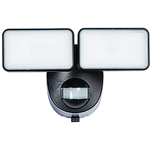 HeathZenith Motion Activated Security Light, 120 V, 2Lamp, LED Lamp